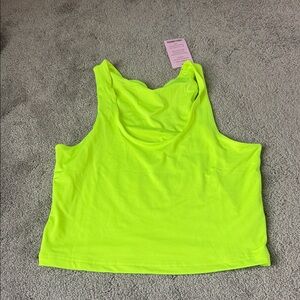 Sanxiawaba Neon Yellow Tank Top SIZE L
